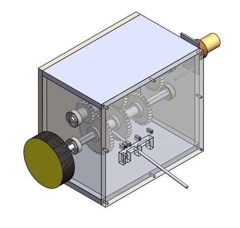 3 Speed Gearbox Mechanism | Nevon Projects