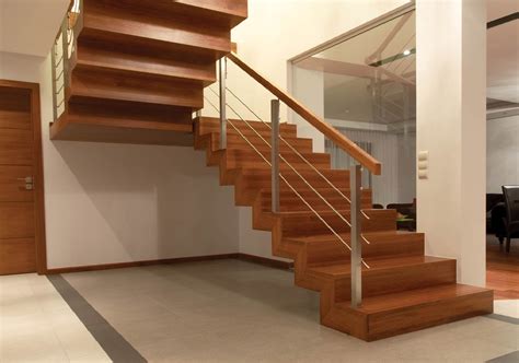 Dubai Jumeirah Village Zig-Zag Wooden Stairs & Oak Staircases