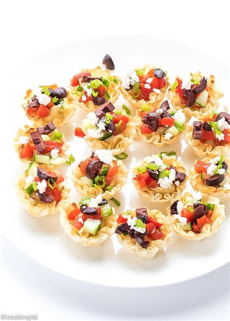 Mediterranean Phyllo Cups - Cooking LSL