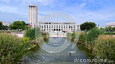 The City Hall of Le Havre, Normandy, France Stock Video - Video of ...