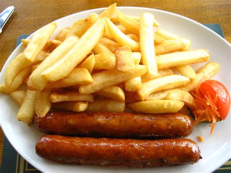 Sausage & Chips | Mike | Flickr