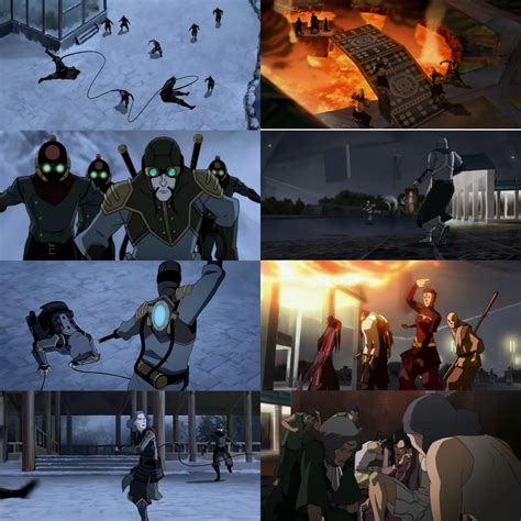 TLOK fight scenes contest round 1: Lin vs equalists VS Zao fu vs red ...