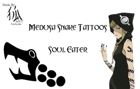 Medusa Soul Eater Cosplay Temporary Tattoo Files - Etsy