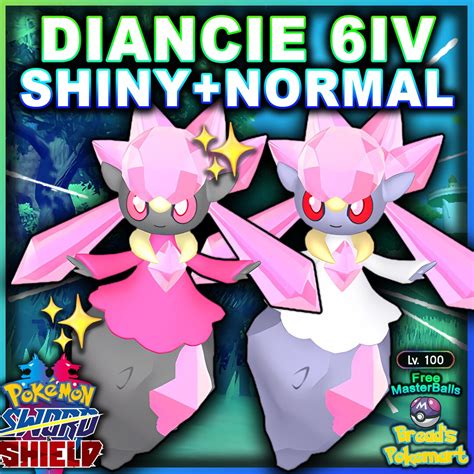 DIANCIE Ultra Shiny Nonshiny 6IV Bundle Pack / Pokemon Sword and Shield ...