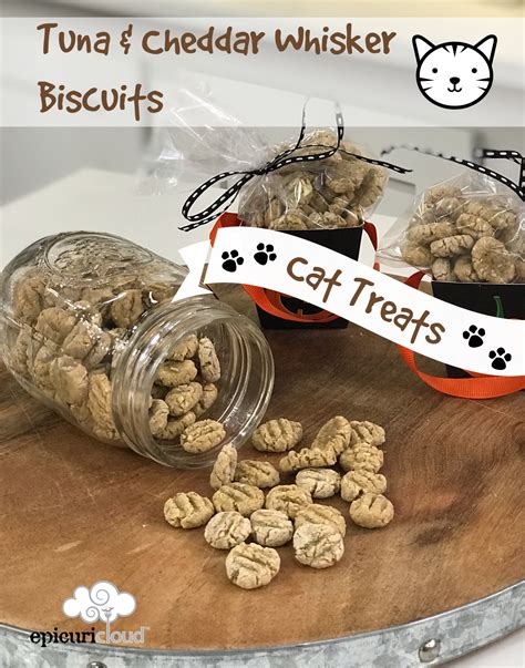 Tuna and Cheddar Whisker Biscuits - Homemade Cat Treats | epicuricloud ...