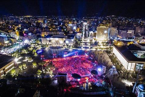 Tirana At Night | Vacation books, Tirana, Visit albania