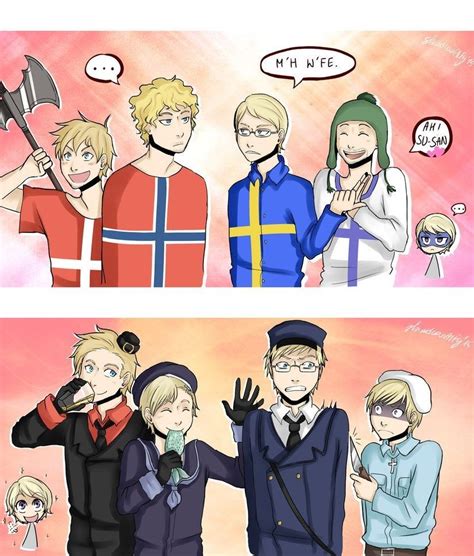 Pin by Roni on SATW | Hetalia funny, Nordics hetalia, Hetalia anime