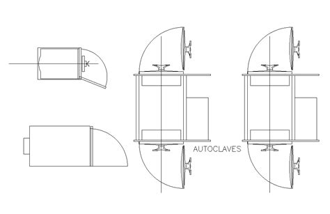 Autoclave machine detail is given in this Autocad drawing file.Download ...