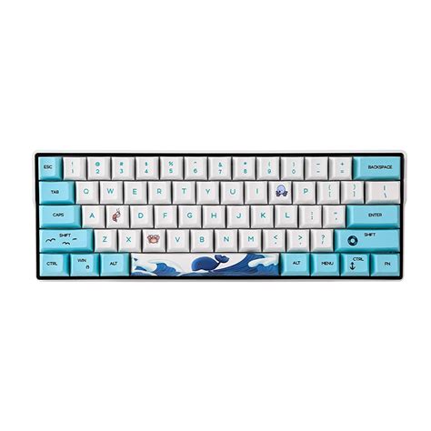 Buy KEMOVE PBT Custom Keycaps 60 Percent with Puller, ODM Profile DYE ...