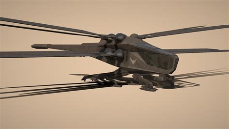 Ornithopter Dune - Buy Royalty Free 3D model by Tim Samedov ...