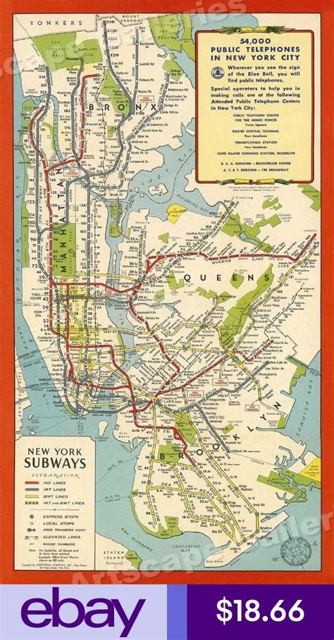 Art Posters Art | Map of new york, Nyc subway map, New york subway