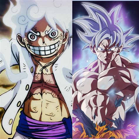 Goku Ultra Instinct vs Luffy Gear 5 by Yingcartoonman on DeviantArt