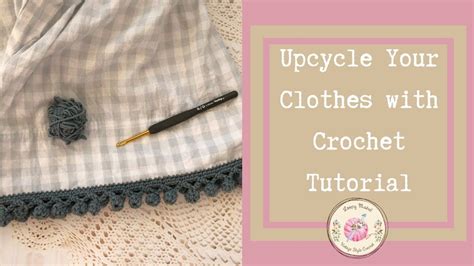 How To Add Crochet Pom Pom Edging To Your Clothes Tutorial | Crochet ...