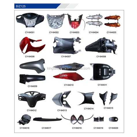 Motorcycle Parts For Yamaha Xtz 125 Spare Parts Side Cover Headlight ...