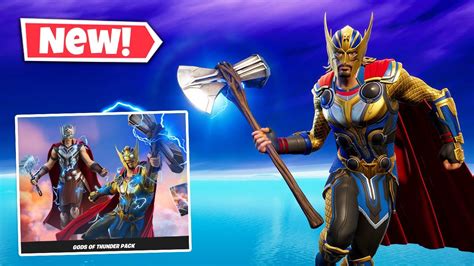 NEW GODS OF THUNDER Pack Gameplay in Fortnite || THOR ODINSON & MIGHTY ...