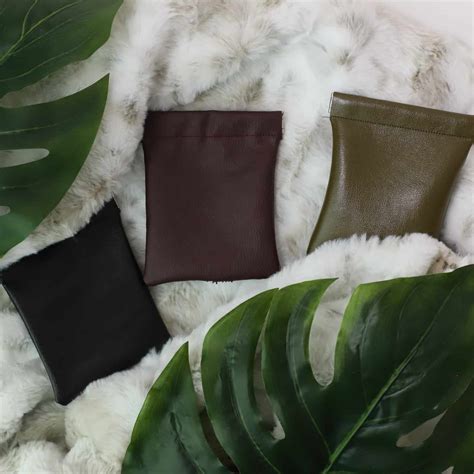 Faux Leather Pouch – Sewing Pattern – Clover Needlecraft