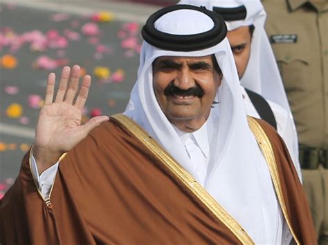 Former Qatar ruler Sheikh Hamad bin Khalifa Al Thani flies to ...