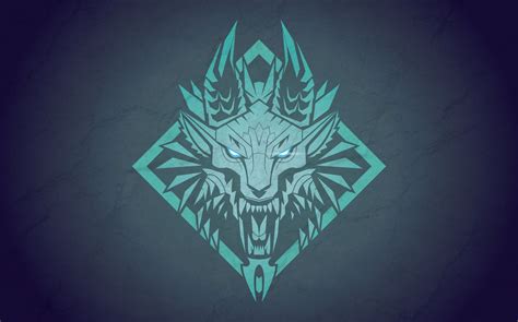 Stunning Monster Hunter Art: Wolf's Head with Blue Eyes and Sharp Teeth