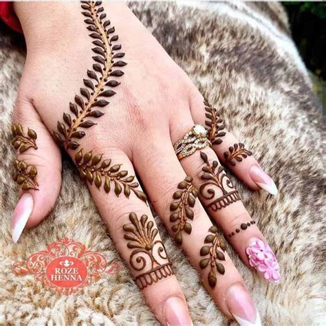 50 Easy And Simple Mehndi Designs For Beginners Step By Step!