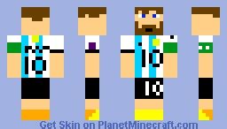 messi Minecraft Skin