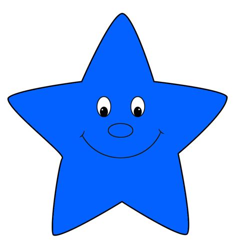 Blue Star Clip Art