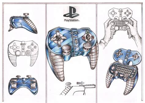 PS4 concept controller | Concept design, Industrial design sketch, Design