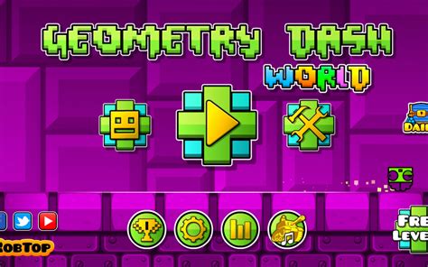 Скачать игру Geometry Dash World на Андроид