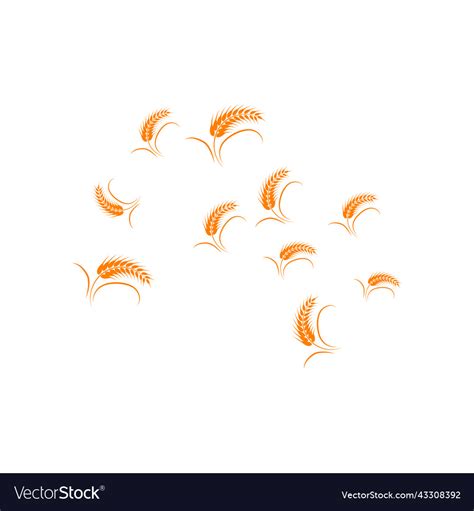 Wheat logo Royalty Free Vector Image - VectorStock