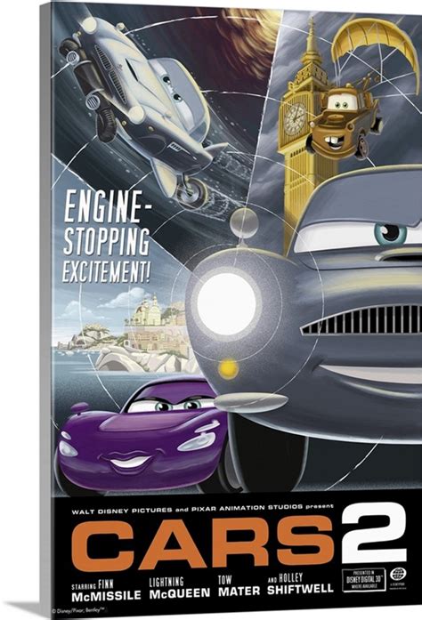 Cars 2 - Movie Poster | Great Big Canvas