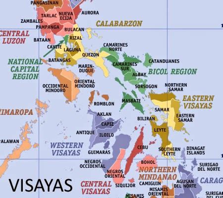 List of Visayas Regions and Total Number of Provinces - Top List ...