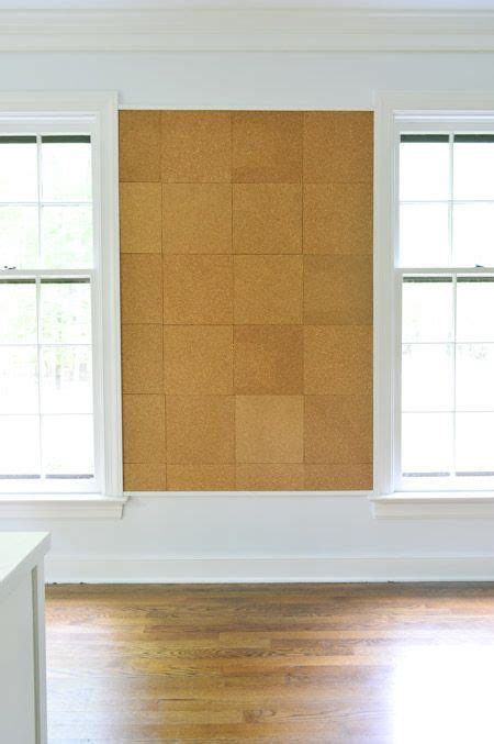 How To Make A Giant Cork Board Wall For Kid Art | Corkboard wall