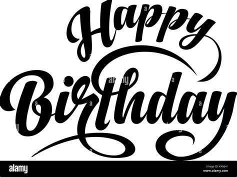 Happy Birthday Black and White Stock Photos & Images - Alamy