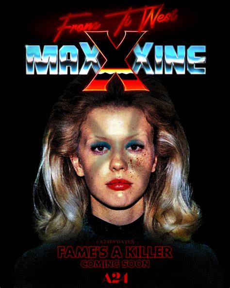 'MAXXXINE' Concept Poster via @a24updates on Instagram : r/A24