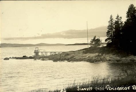 Sunset Over Penobscot Beach Deer Isle, ME