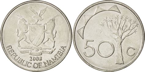 50 Cents Namibian Coins