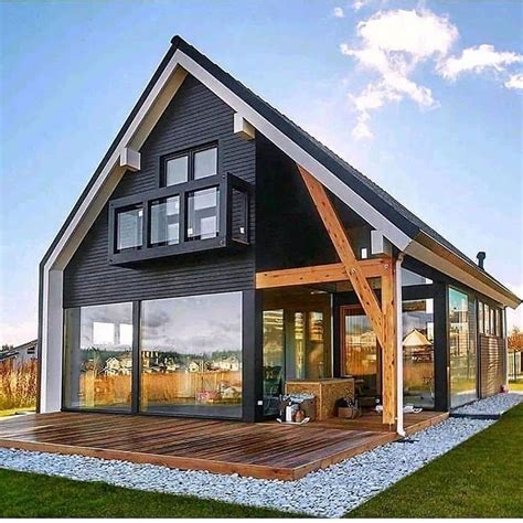 What are your thoughts on this GORGEOUS modern farmhouse exterior? 😍 We ...