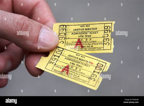 Jantar Mantar entrance tickets, New Delhi, India Stock Photo - Alamy