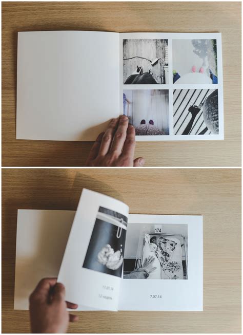 A minimal photo book layout for a clean aesthetic look. Design your own ...