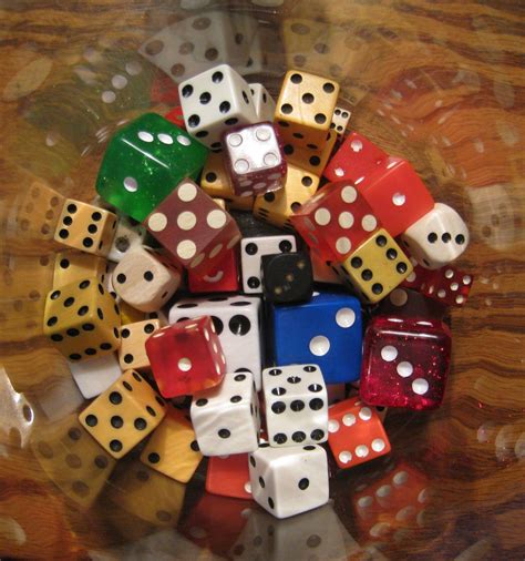 Multi-colored dice collection with reflection. | Holiday decor, Decor ...