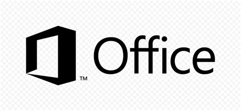 Microsoft Office Black Logo PNG | Citypng