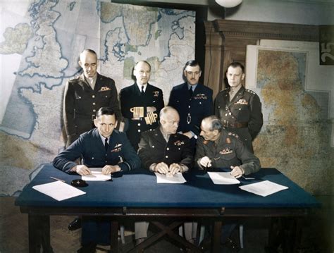 Meeting of the Allied Commanders planning D-Day, World War II image ...