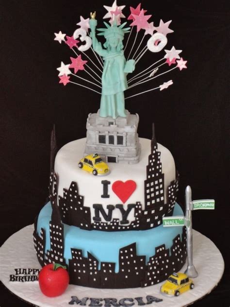 My soon to be 30 bday cake ! | Nyc cake, City cake, Birthday cake nyc