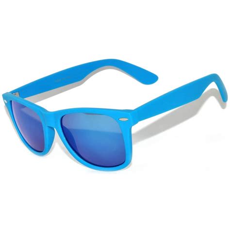 OWL - One Pair Retro Matte 80's Vintage Party Sunglasses Blue Frame ...