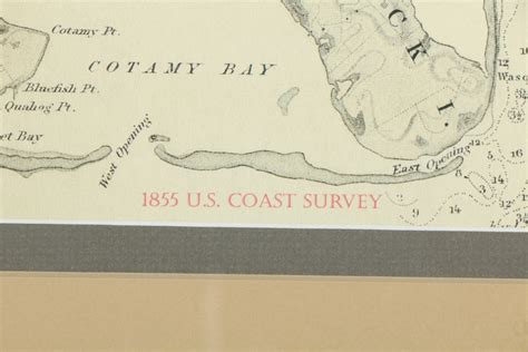 Reproduction Print of Chappaquiddick Island Map | EBTH