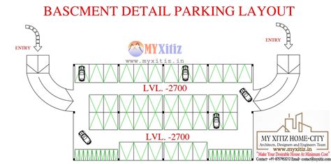 Best 2023 Basement Parking Design With Ramp, Parking Layout and Parking ...