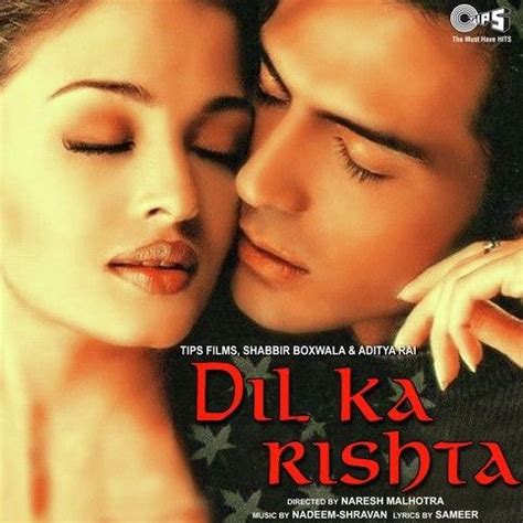 Dil Ka Rishta-Lyrics-Video-Nadeem-Shravan-Kumar Sanu-Udit Narayan-Alka ...