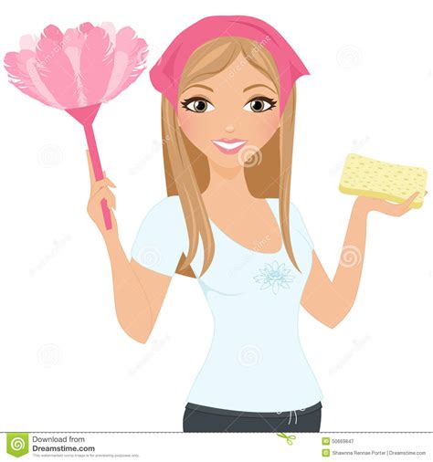 cute cleaning lady clipart - Clipground