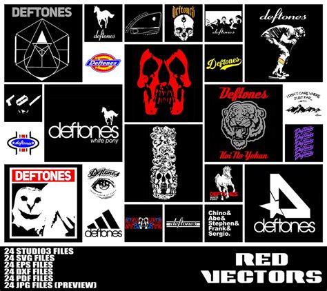 Deftones 144 files logo vector svg studio3 dxf eps pdf | Etsy