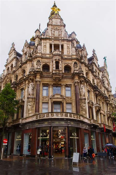 ANTWERP, BELGIUM - October 2, 2019: Architecture of Old Historical ...