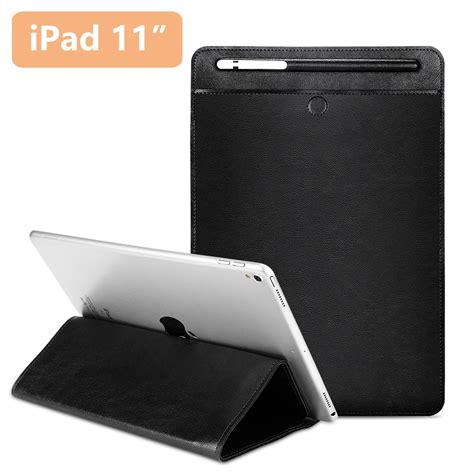 Redlai PU Leather With Stand Design Pencil Holder Case for Apple iPad ...